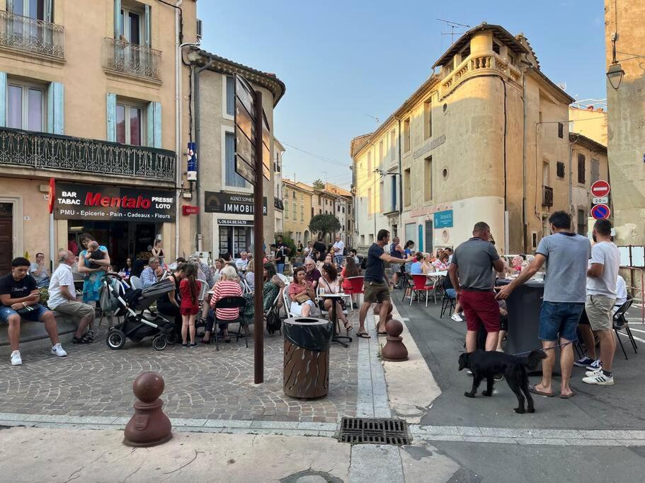 Charming Village House With Roof Top Terrace! Thezan-les-Beziers Eksteriør billede